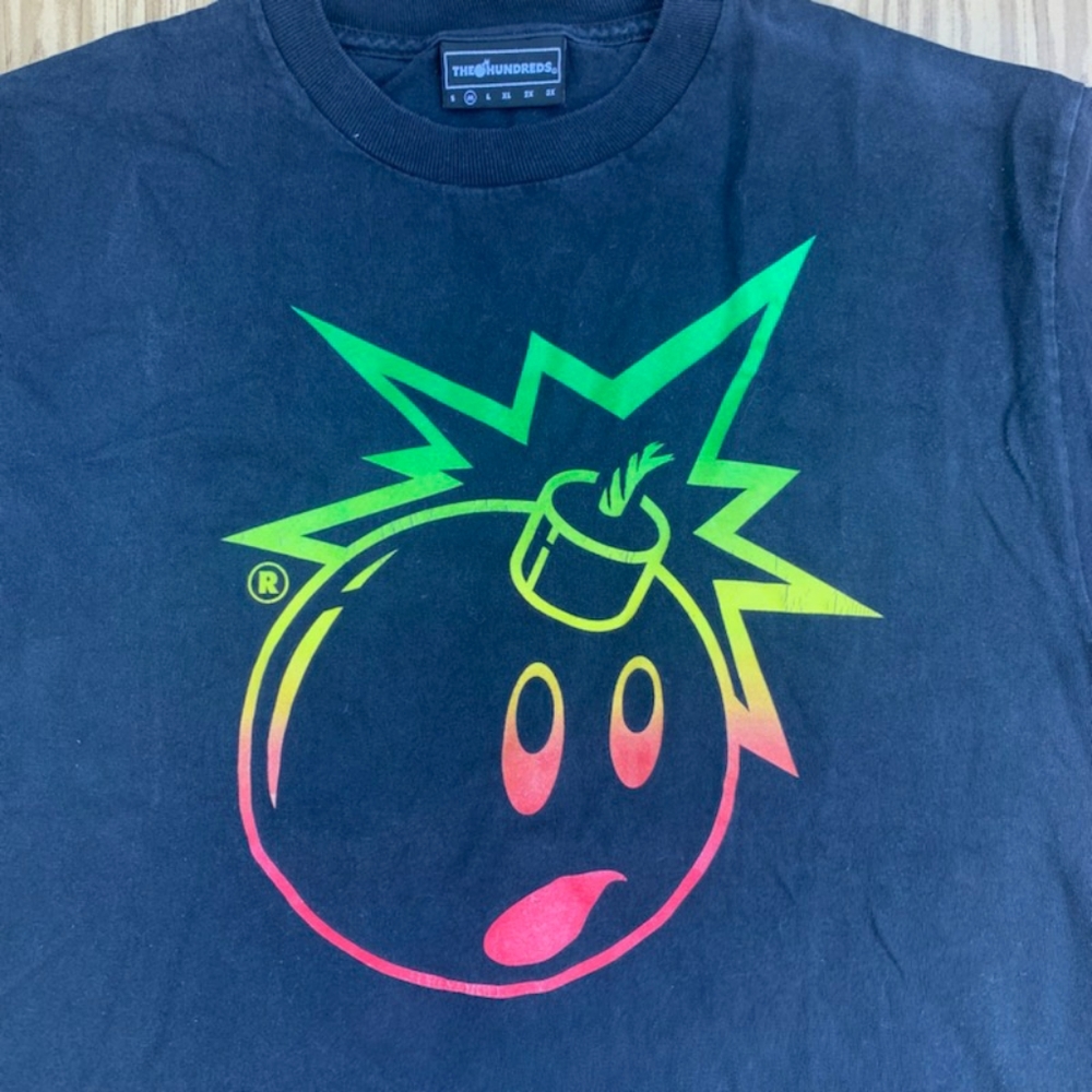 The Hundreds Bomb Black T Shirt Men Size M - Picture 2 of 4